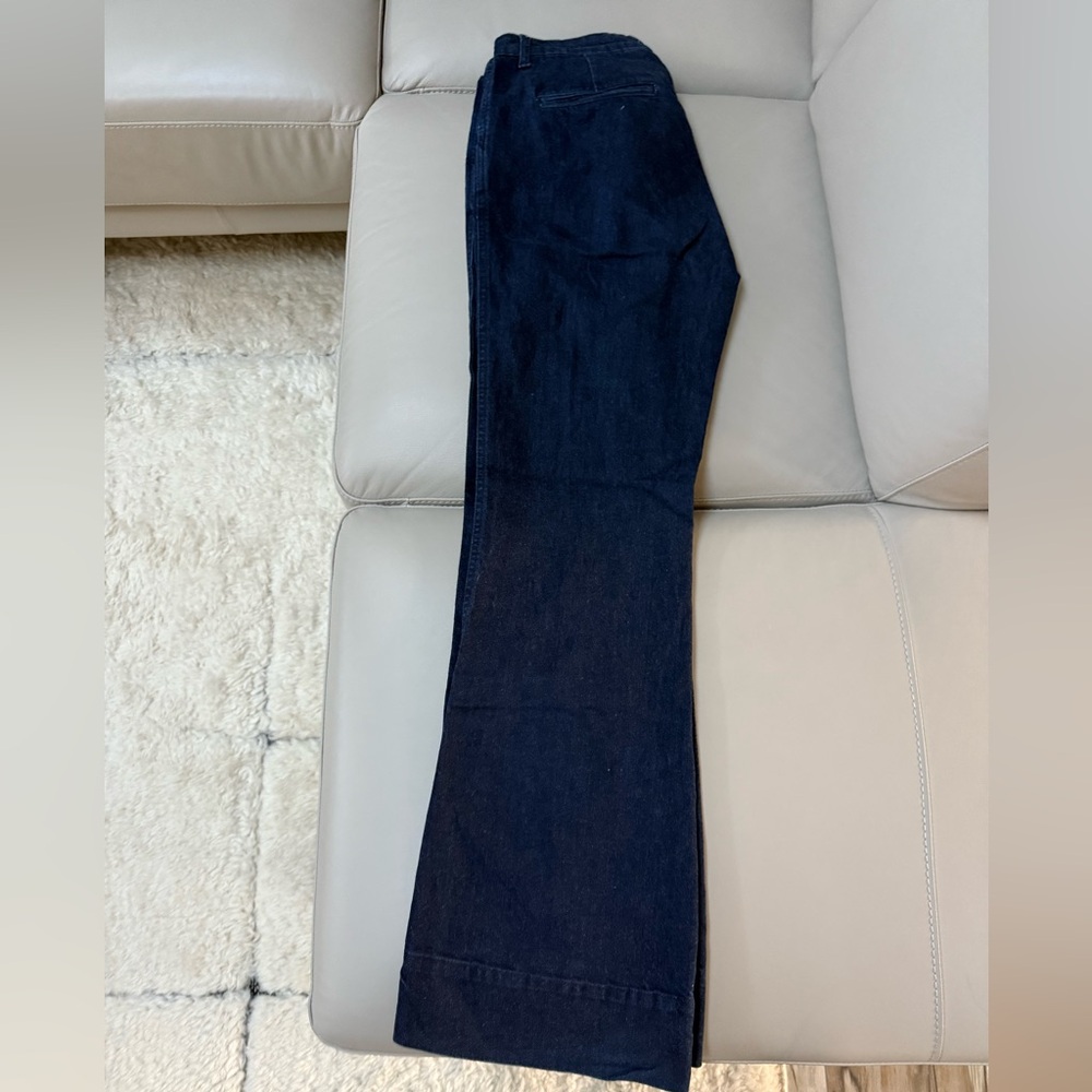 10.11 STUDIOS Dark Blue Flare Jeans Classic Style